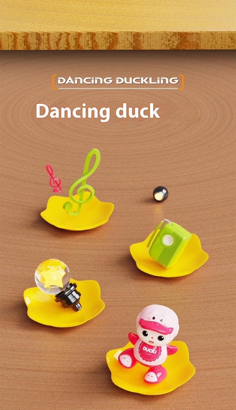 Baby Can Sing And Dance. The Cute Duck Swings Left And Right.