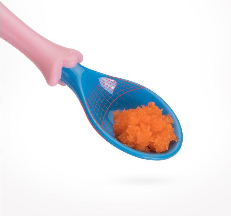 Baby Products To Learn Eat Curved Fork Spoon Cover - Avallex