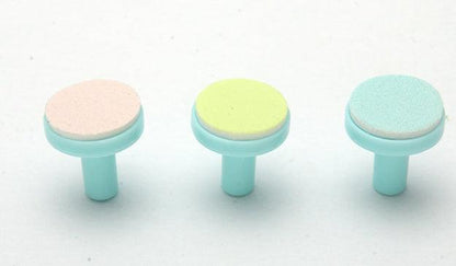 Replacement abrasive discs for BabySafe electric baby nail sharpener.