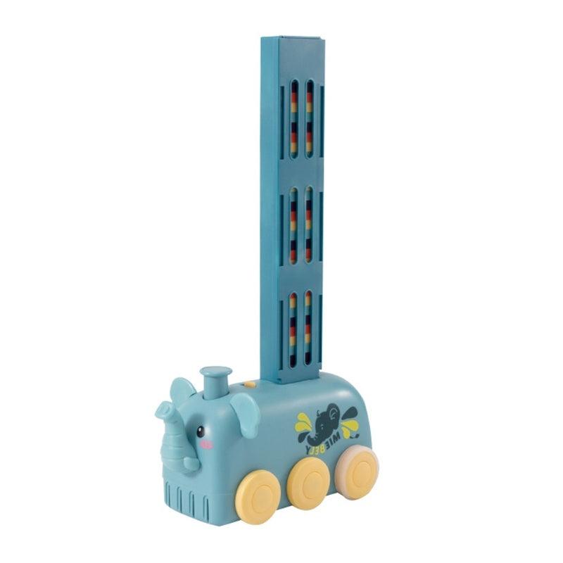 domino train toy stacking block set for kids playing