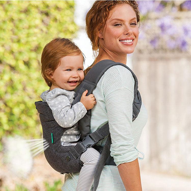 Mother and baby using a Breathable Baby Carrier Backpack for hands-free convenience.