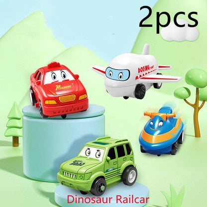 children puzzle electric railroad speeder toy set