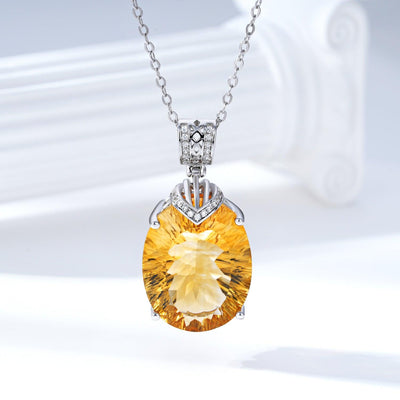 Luxury natural topaz 925 silver necklace
 Overview:
 
 100% new design and high quality
 
 Must-have for fashion women
 
 Have a beautiful appearance
 
 
 Specifications:
 


 Material purity: 925 silver
 fine jewelryavallexLuxury natural topaz 925 silver necklaceavallex