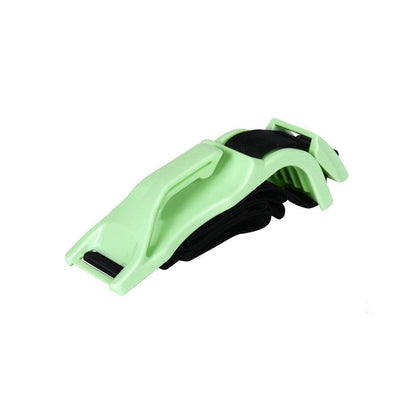 Light green pregnancy safety seat belt cover for stress-free car travel.