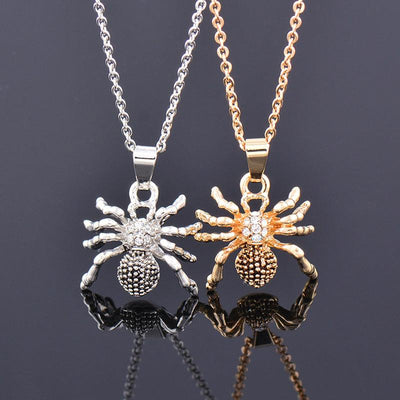 Spider Necklace Women Men Fashion Jewelry
 Product Information:
 
 Material: titanium steel
 
 Treatment process: Gold plating
 
 Type: Necklace
 
 Style: Female
 
 Packaging: Individual packaging
 
 Layer fashion jewelryavallexSpider Necklace Women Men Fashion Jewelryavallex