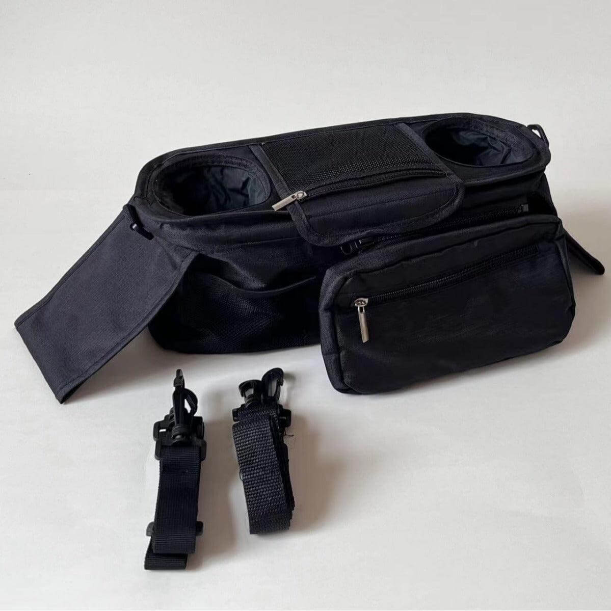 Ultimate Baby Stroller Organizer with adjustable straps and multiple compartments for versatile storage.