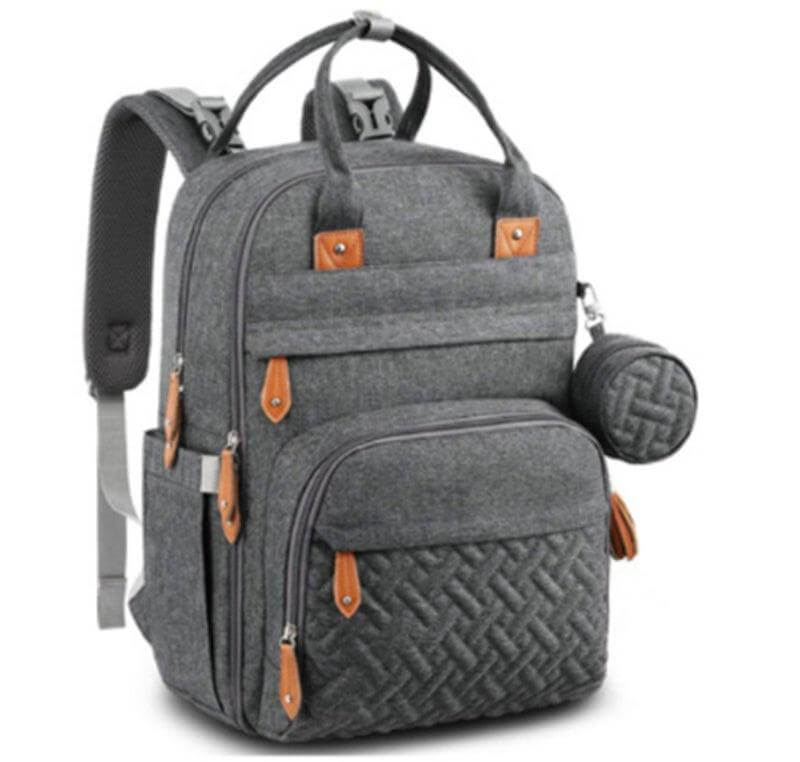 Ultimate Mommy Backpack with multiple compartments, durable design, and comfortable straps.