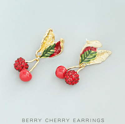 Women Fashion Jewelry  Accessories Girl Gift Fruit Rhinestone Earrings
 Overview:
 


 The clash of berries and cherries, feeling the breath of season.
 
 Colorific mix build, fashionable and lively
 
 Suitable for friends, lovers, famfashion jewelryavallexWomen Fashion Jewelry Accessories Girl Gift Fruit Rhinestone Earringsavallex
